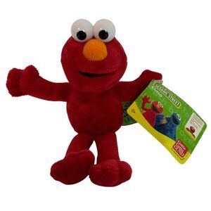 Gund Sesame Street Elmo Plush Finger Puppet 2009 Red Soft Toy 5.5 inch